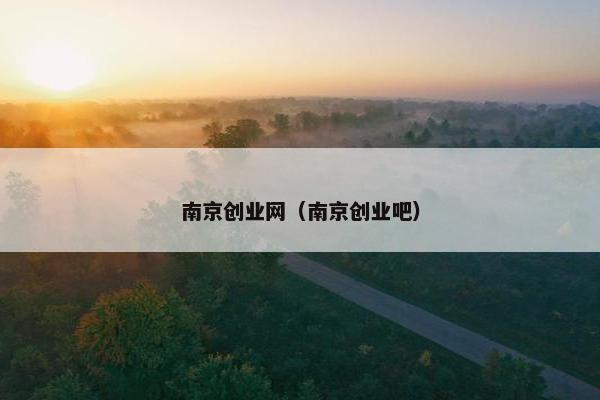 南京创业网（南京创业吧）