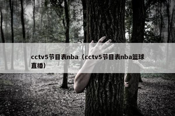 cctv5节目表nba（cctv5节目表nba篮球直播）