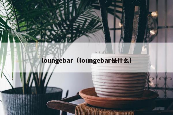 loungebar（loungebar是什么）
