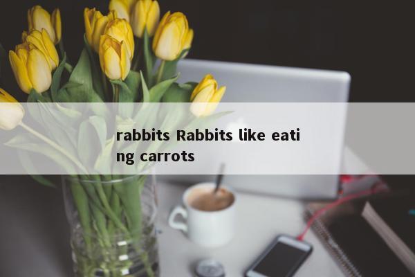 rabbits Rabbits like eating carrots