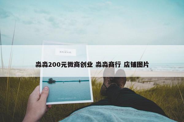淼淼200元微商创业 淼淼商行 店铺图片